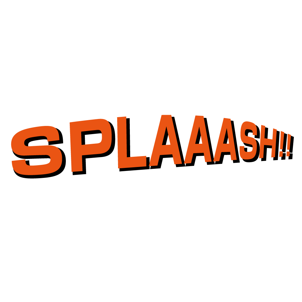 Splaaaashの擬音語 効果音のフリーイラスト画像素材 商用無料 アイキャッチャー
